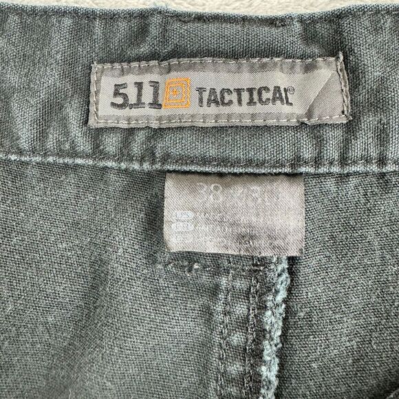 5.11 Tactical Cargo Pants Mens 38x30 Cotton Canvas Workwear Military Double Knee - Picture 4 of 16